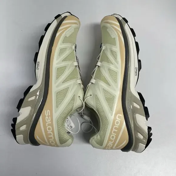 Salomon XT-6 Aloe Wash Hazelnut L47293700 Size 10 Men Outdoor Trail Hiking Shoes